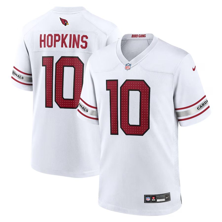 Men Arizona Cardinals 10 DeAndre Hopkins Nike White Game Player NFL Jersey